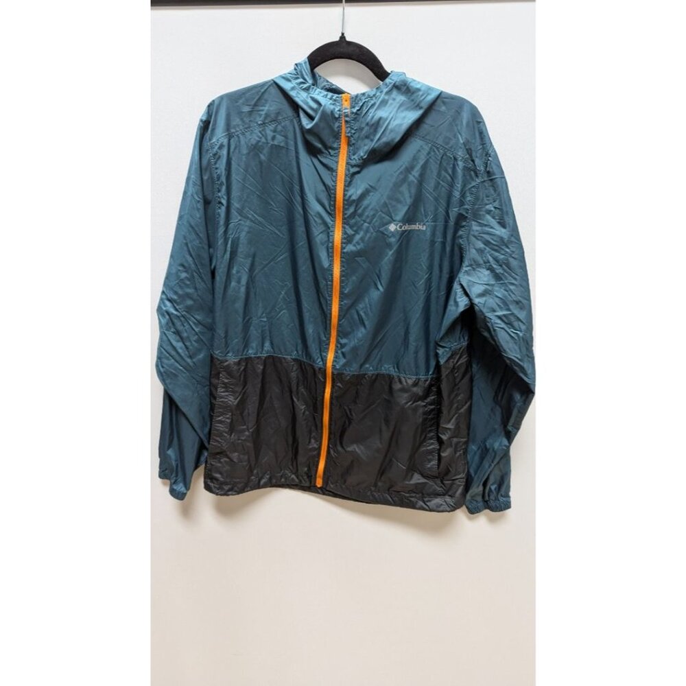 Columbia Dark Green/Black Windbreaker Jacket